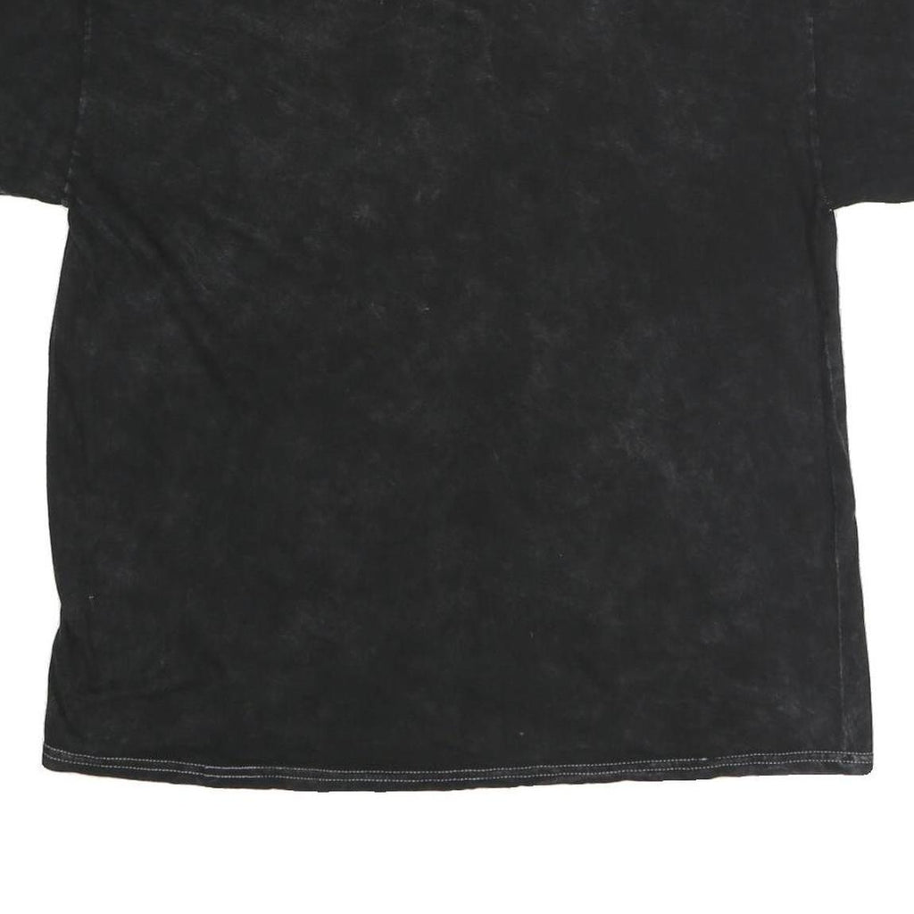 TOYOTA Mens Black Cotton Supra Graphic T-Shirt XL Short Sleeve Crew Neck Night