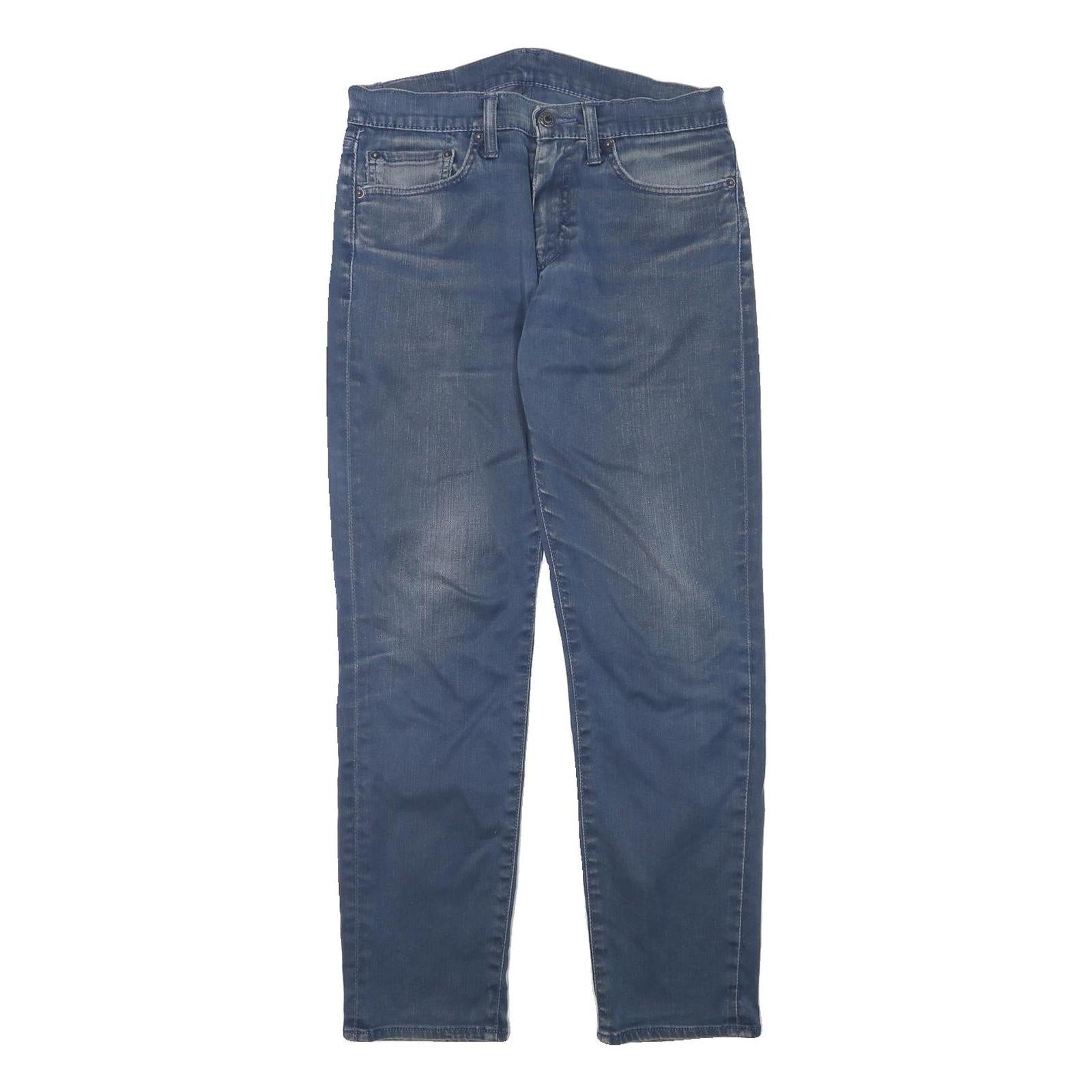 LEVI'S Mens Jeans Blue Slim Straight Denim Medium W30 L30 Classic Zip Pocket
