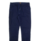 LEE Chino Mens Trousers Blue Slim Tapered W31 L34