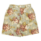 FUNDAMENTAL THINGS Womens Shorts Beige Floral M W28 Cotton Blend Casual Summer