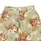 FUNDAMENTAL THINGS Womens Shorts Beige Floral M W28 Cotton Blend Casual Summer