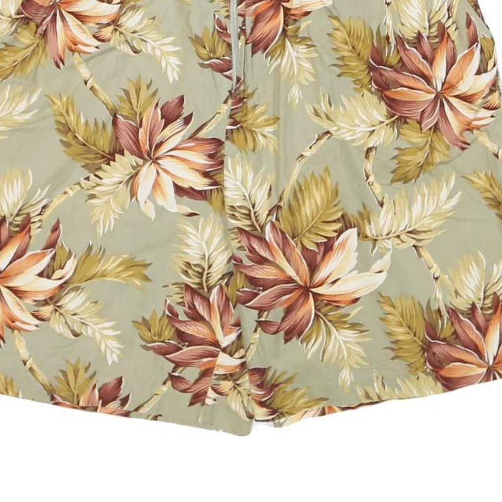 FUNDAMENTAL THINGS Womens Shorts Beige Floral M W28 Cotton Blend Casual Summer