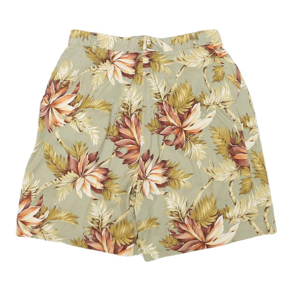 FUNDAMENTAL THINGS Womens Shorts Beige Floral M W28 Cotton Blend Casual Summer