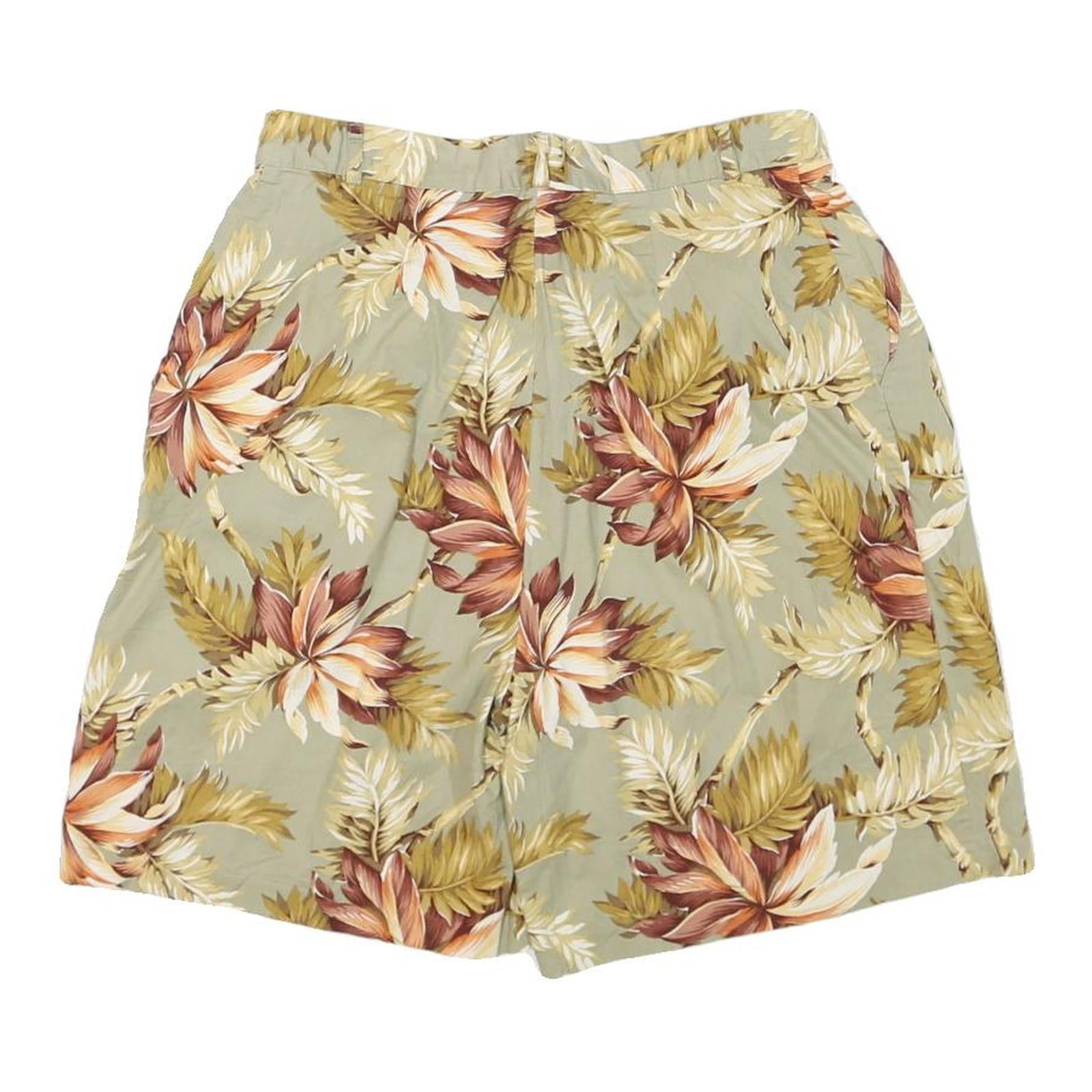 FUNDAMENTAL THINGS Womens Shorts Beige Floral M W28 Cotton Blend Casual Summer