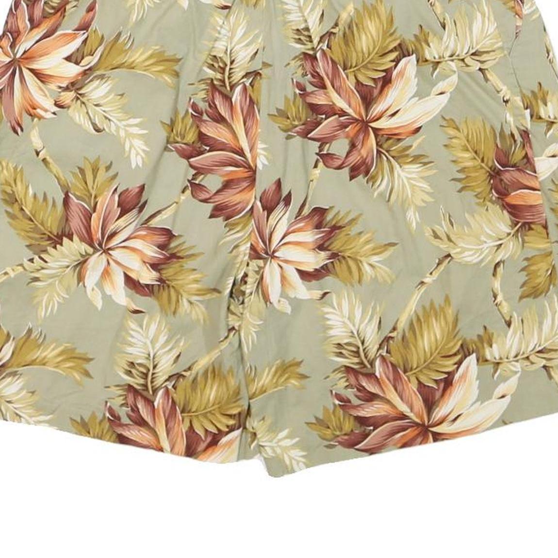 FUNDAMENTAL THINGS Womens Shorts Beige Floral M W28 Cotton Blend Casual Summer