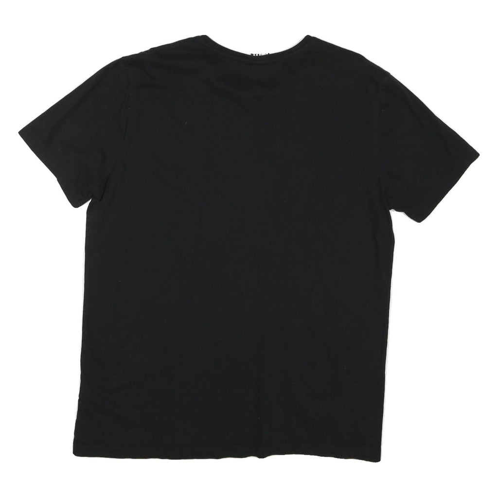Mens Black Rock It Hard Smileyworld Graphic T-Shirt XL Short Sleeve Crew Neck