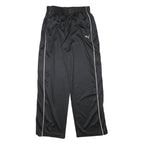 PUMA Mens Joggers Black & White Regular Tapered M W24 L27 Sporty Casual