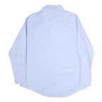 NAUTICA Mens Blue Cotton Classic Fit L Long Sleeve Button Shirt Lightweight