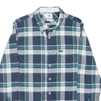 LEE Mens Shirt Blue Check Long Sleeve S