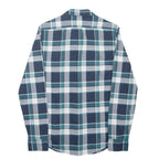 LEE Mens Shirt Blue Check Long Sleeve S