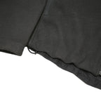 THE NORTH FACE Mens Black Fleece Jacket L Polyester Blend Woven Zip Stand-Up