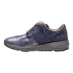 FINN COMFORT Sneaker Trainers Grey Leather Mens UK 6.5