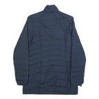 JACK WOLFSKIN Womens Navy Blue Outdoor Jacket UK 10 Polyester Zip Long Sleeve