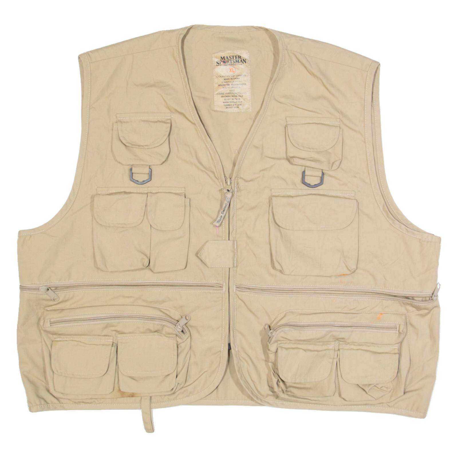 MASTER SPORTSMAN Utility Mens Gilet Beige XL