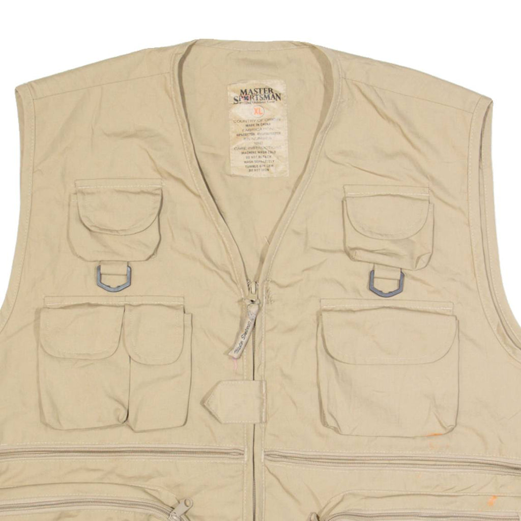 MASTER SPORTSMAN Utility Mens Gilet Beige XL
