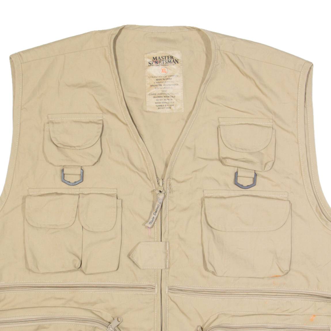 MASTER SPORTSMAN Utility Mens Gilet Beige XL