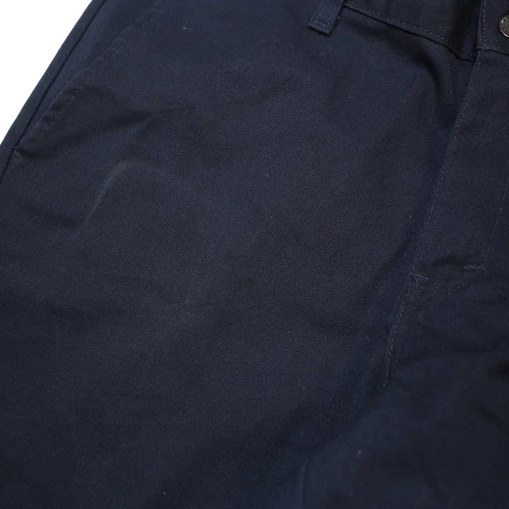 DICKIES Mens Cotton Blend Navy Regular Fit Straight Leg Trousers W32 L32