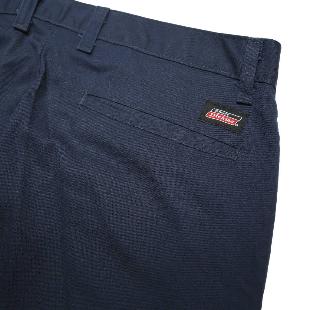 DICKIES Mens Cotton Blend Navy Regular Fit Straight Leg Trousers W32 L32