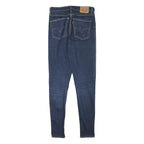 LEVI'S Womens Slim Blue Denim Skinny Jeans Cotton Blend Zip W27 L29 Fashion