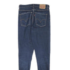 LEVI'S Womens Slim Blue Denim Skinny Jeans Cotton Blend Zip W27 L29 Fashion