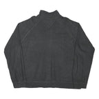 TOMMY HILFIGER Mens Grey & Red Track Jacket 2XL Cotton Blend Zip Collar