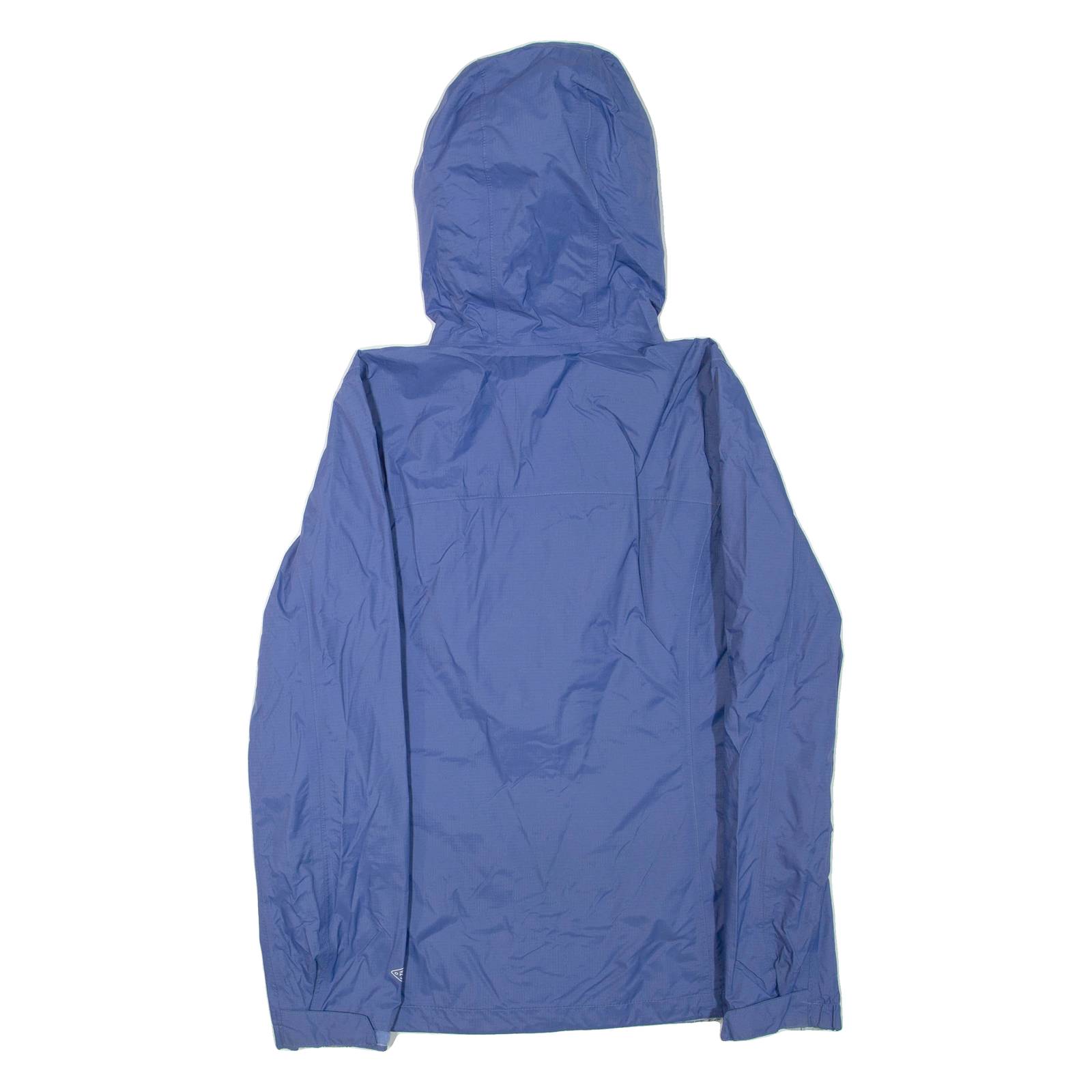 COLUMBIA Womens Rain Jacket Purple Nylon Hooded S