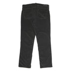 CALVIN KLEIN JEANS Womens Cotton Blend Black Regular Straight Trousers W34 L30