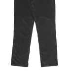 CALVIN KLEIN JEANS Womens Cotton Blend Black Regular Straight Trousers W34 L30