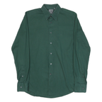 CALVIN KLEIN Mens Green Shirt S Slim Fit Button Long Sleeve Casual