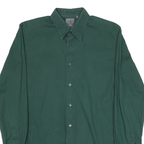 CALVIN KLEIN Mens Green Shirt S Slim Fit Button Long Sleeve Casual