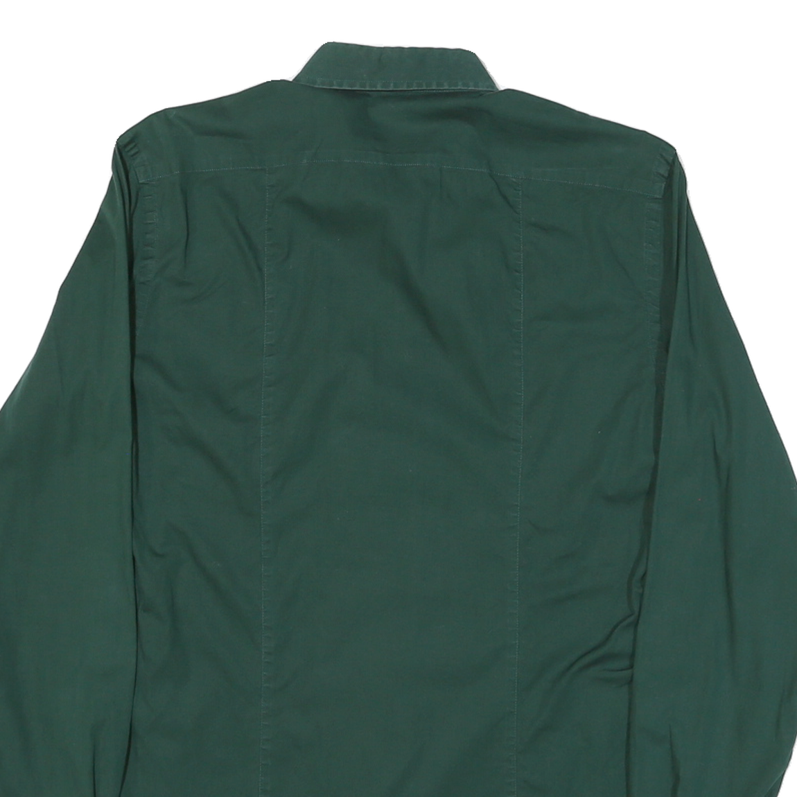 CALVIN KLEIN Mens Green Shirt S Slim Fit Button Long Sleeve Casual