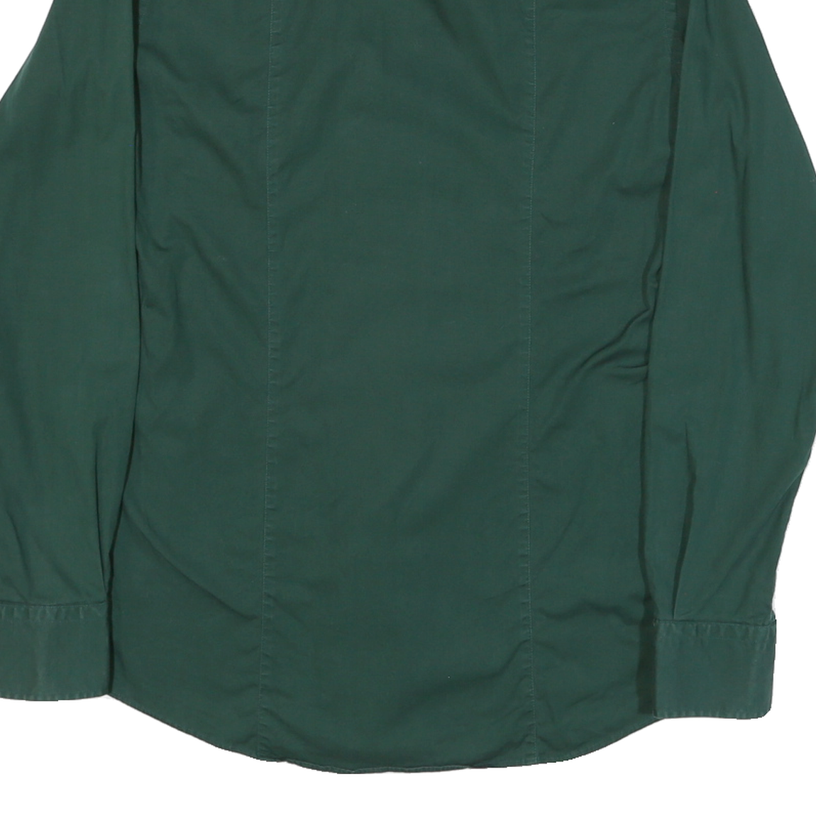 CALVIN KLEIN Mens Green Shirt S Slim Fit Button Long Sleeve Casual