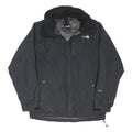 THE NORTH FACE Mens Black Outdoor Jacket M Polyester Blend Zip Waterproof