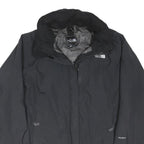 THE NORTH FACE Mens Black Outdoor Jacket M Polyester Blend Zip Waterproof