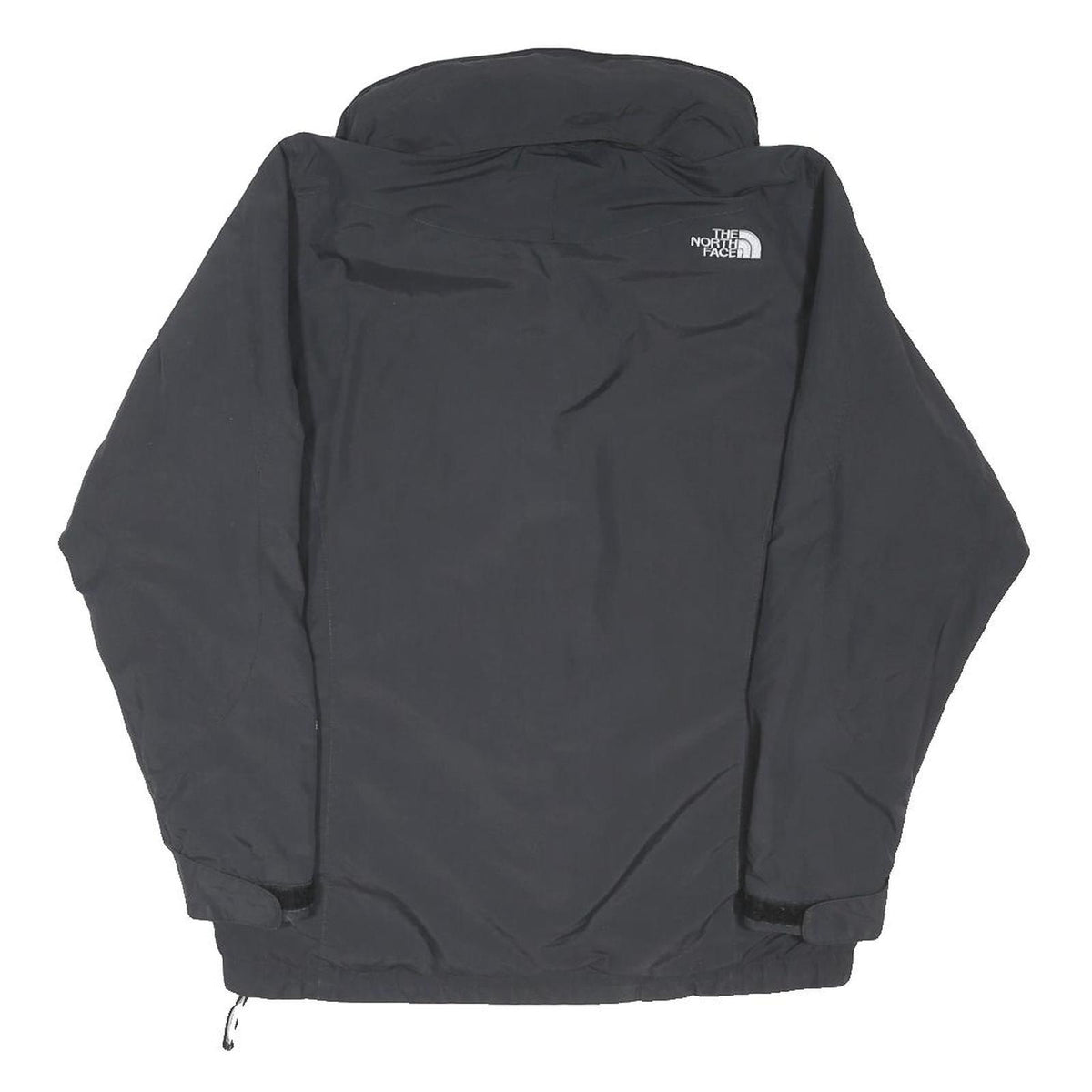 THE NORTH FACE Mens Black Outdoor Jacket M Polyester Blend Zip Waterproof