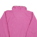 PRIORITY Womens Pink Nylon Zip Jacket UK 8 Casual Lightweight Outdoor