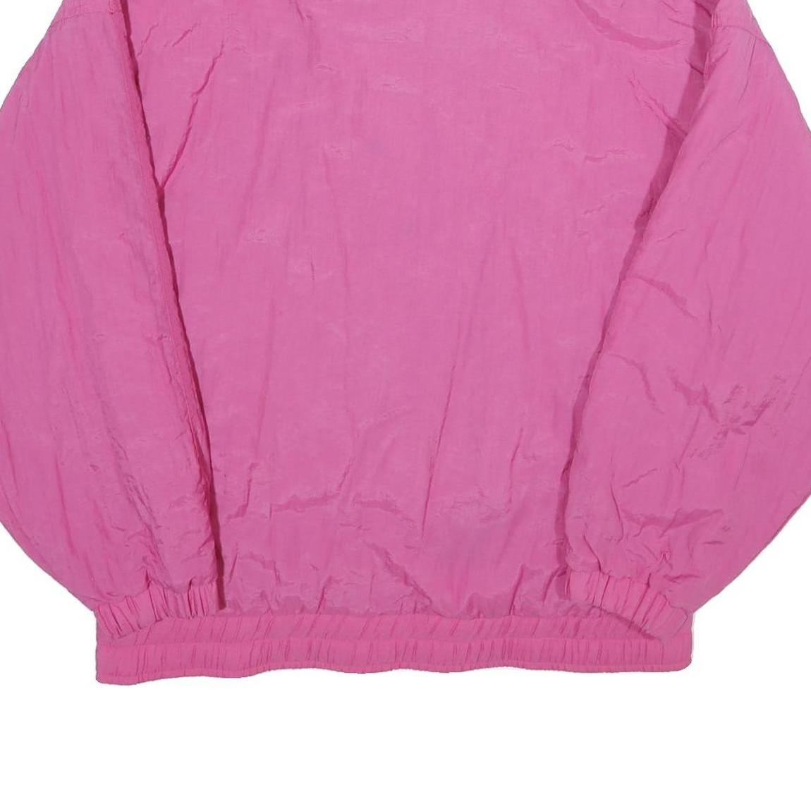 PRIORITY Womens Pink Nylon Zip Jacket UK 8 Casual Lightweight Outdoor