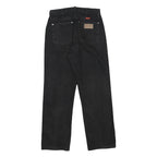 WRANGLER Womens Jeans Black Regular Straight Denim Medium W28 L28 Classic Cotton