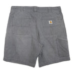 CARHARTT Mens Shorts Grey Relaxed Fit L W38 Durable Workwear