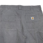 CARHARTT Mens Shorts Grey Relaxed Fit L W38 Durable Workwear