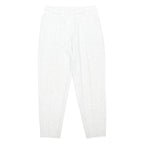 F&F Womens Joggers White Slim Tapered S W28 L27 Cotton Blend Casual Lounge Wear