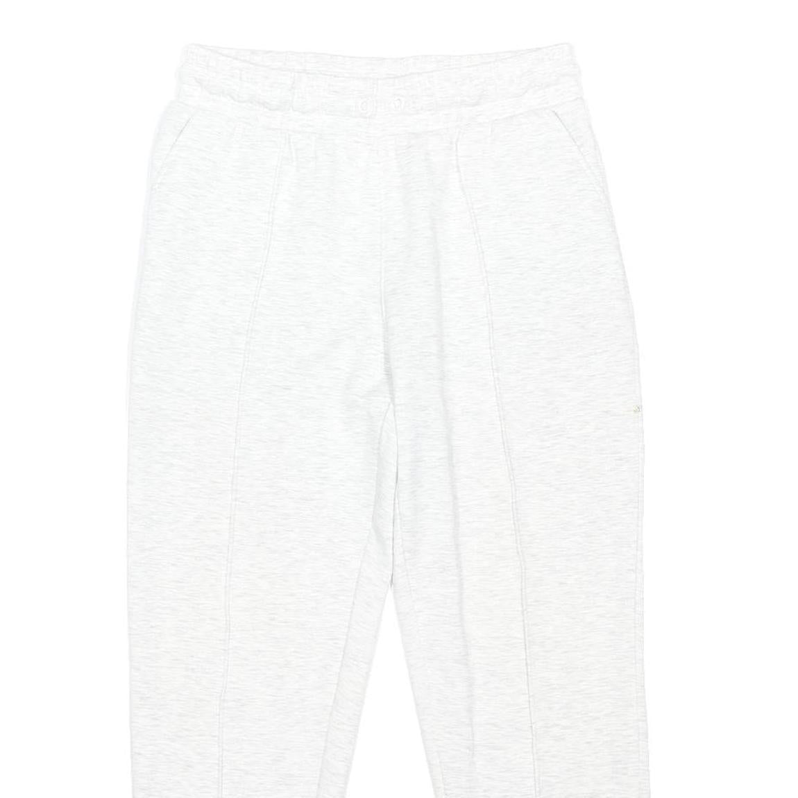 F&F Womens Joggers White Slim Tapered S W28 L27 Cotton Blend Casual Lounge Wear