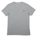 TIMBERLAND Mens Grey Plain T-Shirt S Short Sleeve Crew Neck Cotton Blend