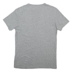 TIMBERLAND Mens Grey Plain T-Shirt S Short Sleeve Crew Neck Cotton Blend