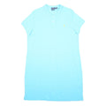 POLO RALPH LAUREN Womens Blue Cotton Polo Shirt Dress Short Sleeve XL Casual