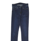 LEVI'S Womens Slim Blue Denim Slim Skinny Jeans W26 L30 Stretch Cotton Blend