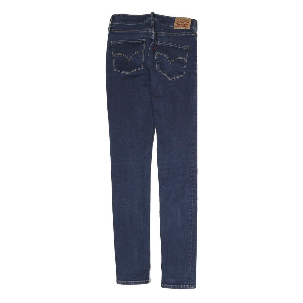 LEVI'S Womens Slim Blue Denim Slim Skinny Jeans W26 L30 Stretch Cotton Blend