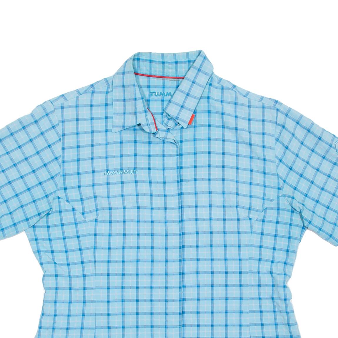 MAMMUT Womens Shirt Blue Check M