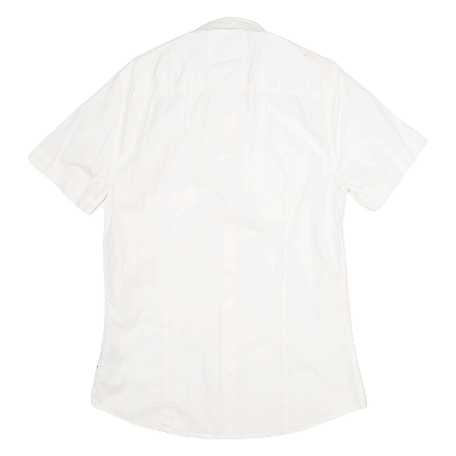 GUESS Mens Plain Shirt White S