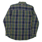 TOMMY JEANS Mens Shirt Blue Check Long Sleeve M